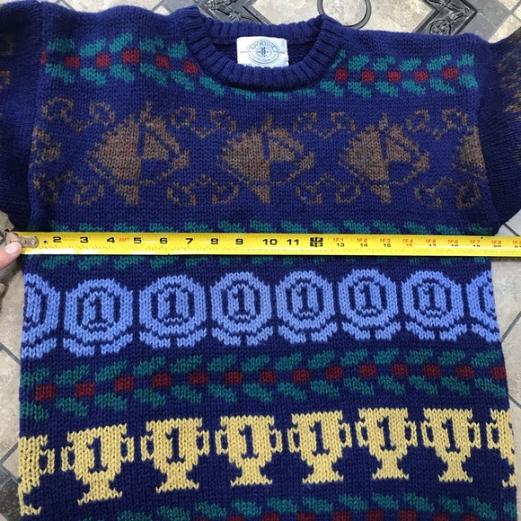 Vintage Miller’s Sportific Kristin Collection Horse Equestrian Wool Sweater - M - Picture 10 of 16